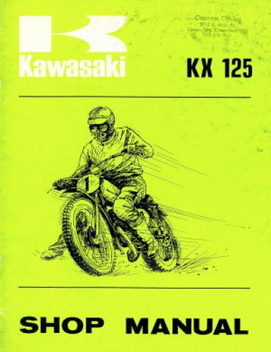 Used 1974 Kawasaki KX125A1 Service Manual