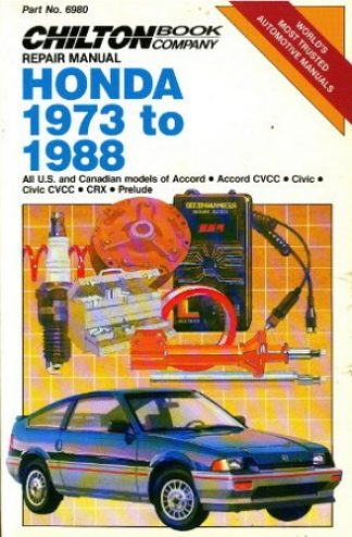 Used Honda 1973-1988 Chilton Auto Repair Manual
