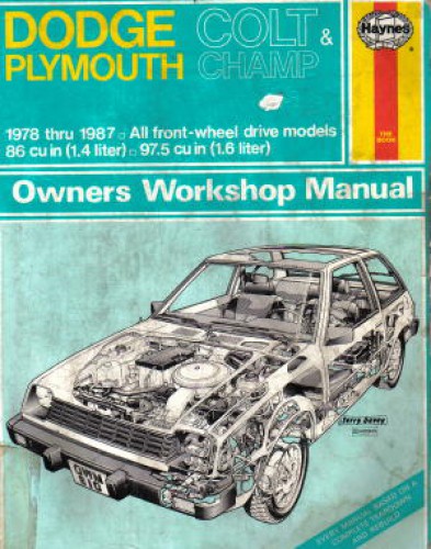 1986 Dodge Colt  Owners Manual 