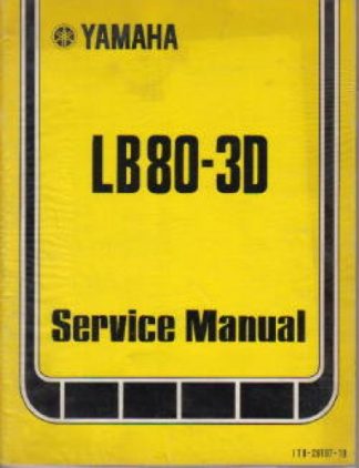 1977 Yamaha LB80-3D Factory Service Manual
