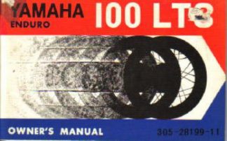 Used Yamaha 100 LT3 Enduro Factory Owners Manual