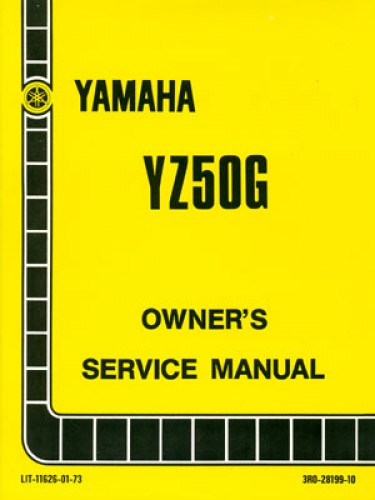 1980 Yamaha YZ50G Motorcycle Owners Service Manual
