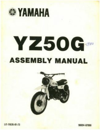 1980 Yamaha YZ50G Motorcycle Assembly Manual
