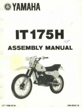 Used 1981 Yamaha IT175H Assembly Manual