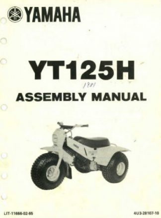 1981 Yamaha YT125H Assembly Manual