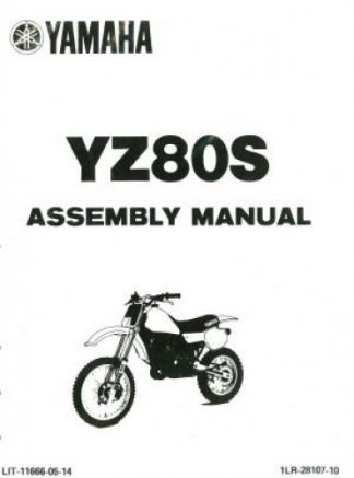 Used 1986 Yamaha YZ80S Assembly Manual