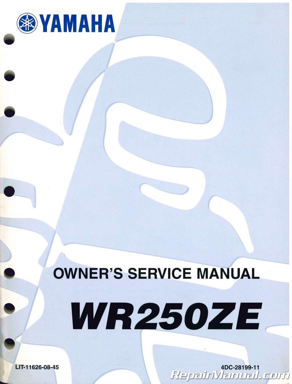 Used 2000 Yamaha YZF-R1M YZF-R1MC Service Manual Supplement 