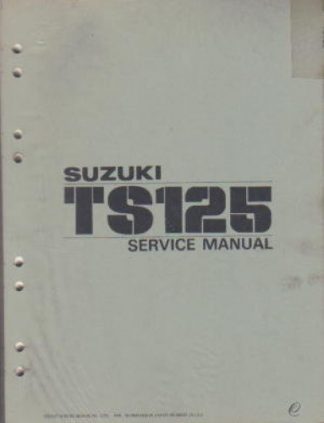 1978-1980 TS125 Suzuki Factory Service Manual