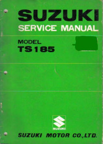 1977 Suzuki TS185B Service Manual