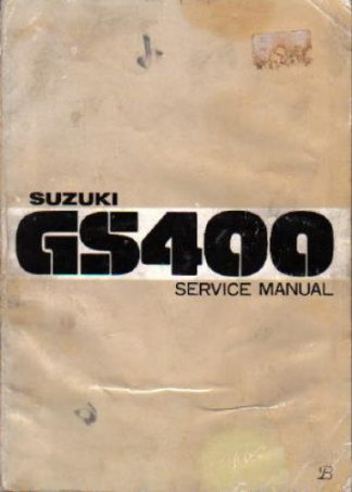 Used Suzuki 1977 GS400B Factory Service Manual
