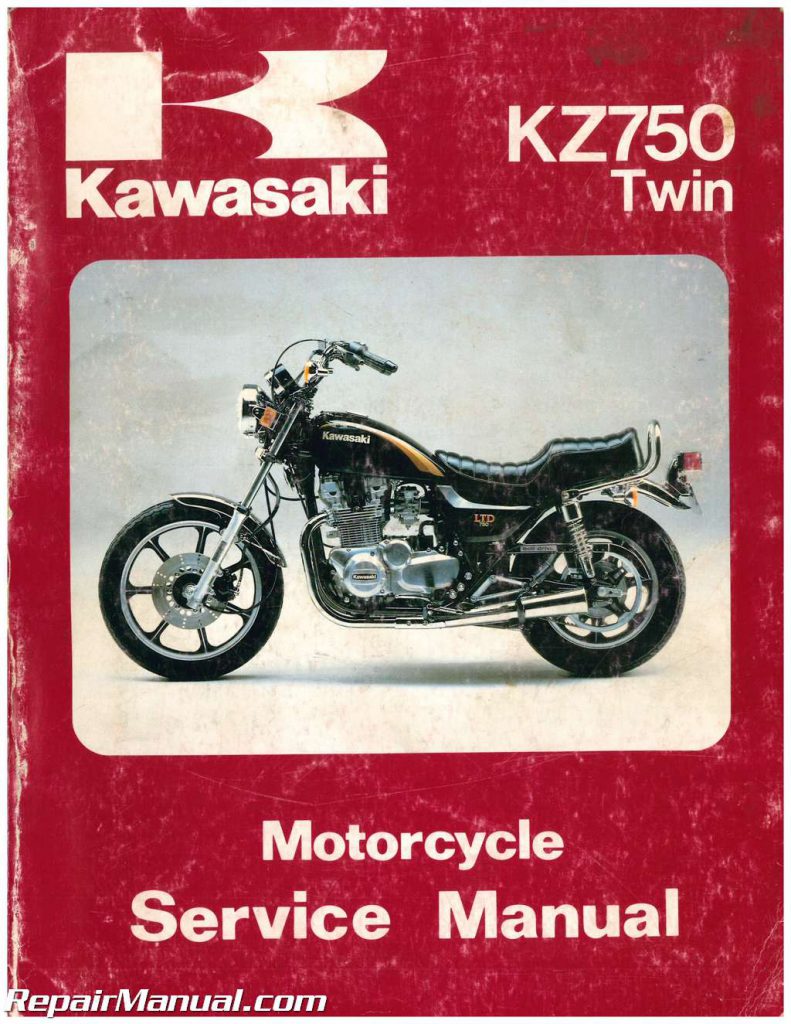 Used 1979 - 1983 Kawasaki KZ750 Twin Cylinder Motorcycle Repair Manual