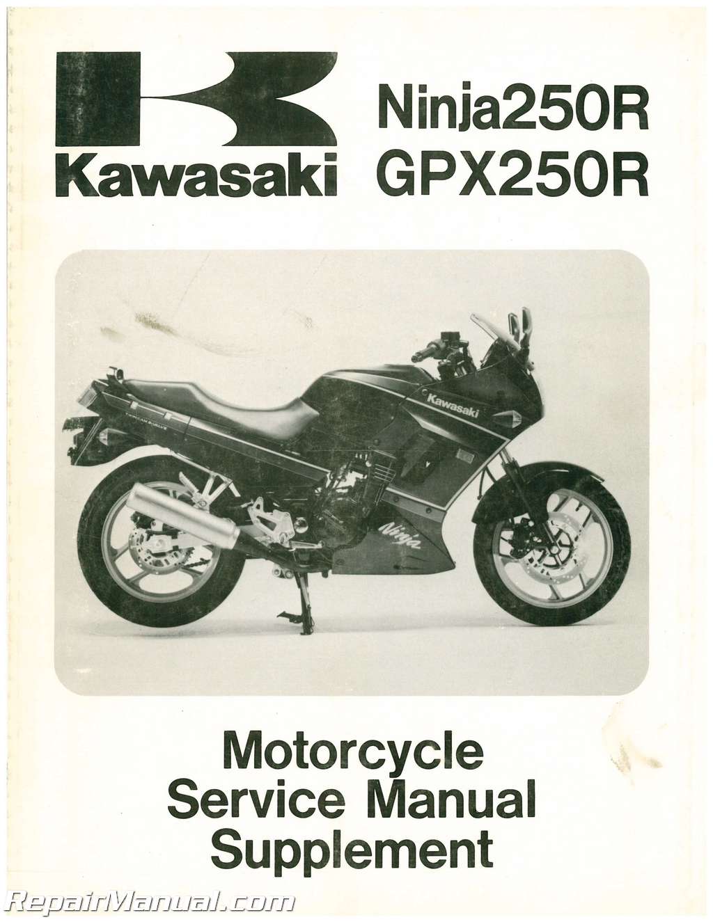 1988-1997 Kawasaki Ninja Motorcycle Supplement Manual