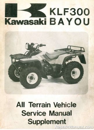 NEW Haynes Workshop Manual For KAWASAKI KLF 300 B14 BAYOU 2002 