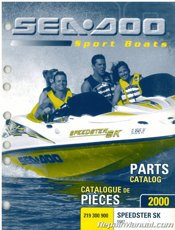 Used 2000 Sea-Doo Speedster SK Parts Catalog