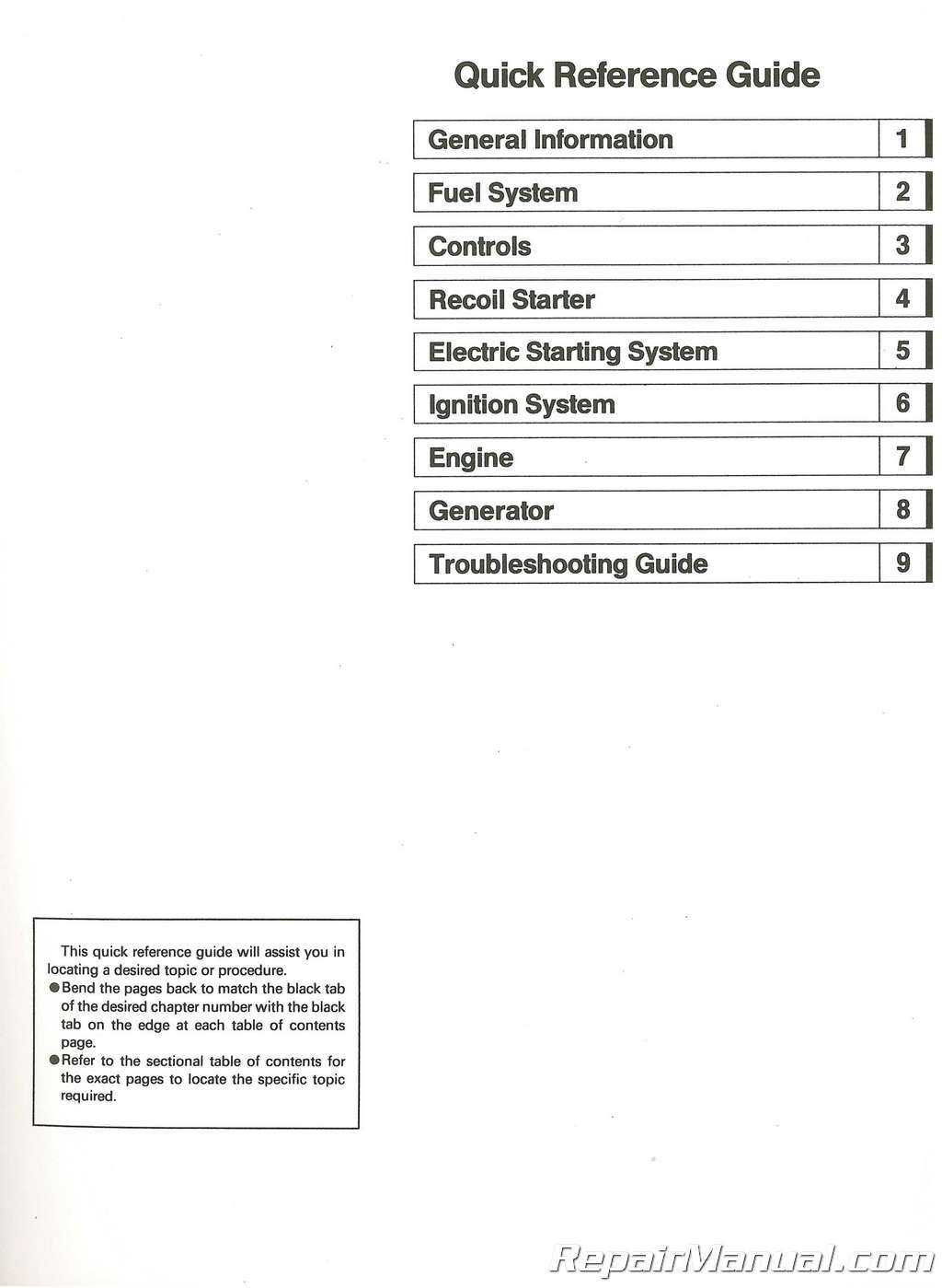 Kawasaki Spark Plug Gap Chart