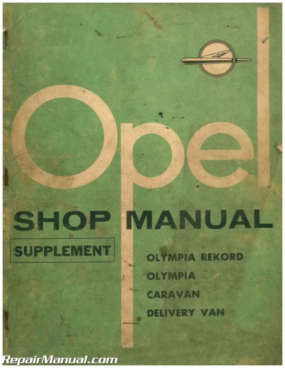 Opel Automobile Manuals - Repair Manuals Online