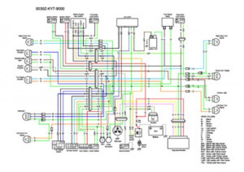 1988-1990 Honda NX125 Color Wiring Diagram free pioneer wiring diagrams 