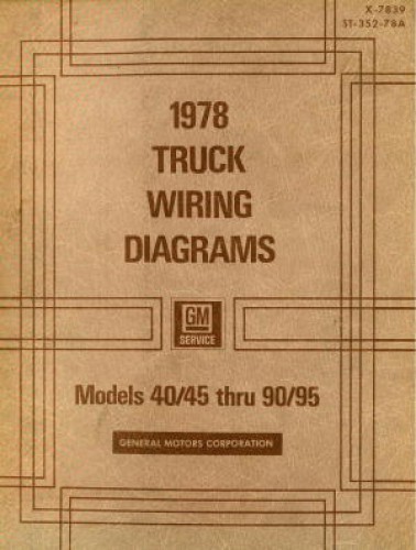 GMC Truck Wiring Diagrams Manual 1978 Used outdoor wiring diagrams 