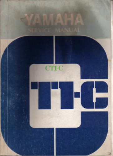 Official 1971 Yamaha CT1-C 175cc Service Manual