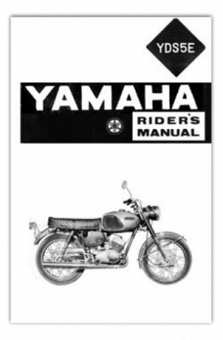Official 1967 Yamaha YDS5E Factory Owners Motorcycle Manual