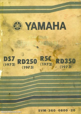 1970-1979 Yamaha 250 350 YDS7 YR5 RD250 350 Haynes Repair Service Manual 5050***