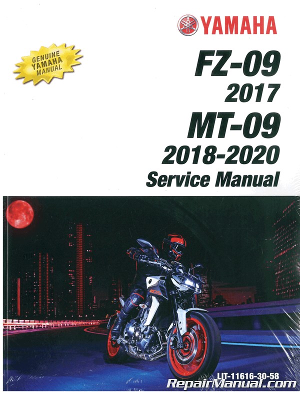 Yamaha 2017 FZ-09 2018 - 2020 MT-09 Motorcycle Service Manual