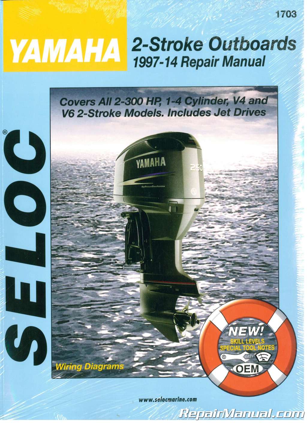 Yamaha Outboard 2 Stroke Engine Repair Manual 1997-2014 by ...