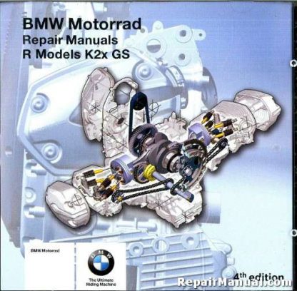 BMW R K2x GS HP2 FACTORY REPAIR MANUAL DVD-ROM