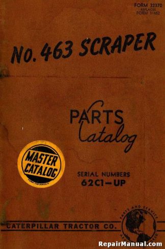 Caterpillar 463 Scraper Parts Manual