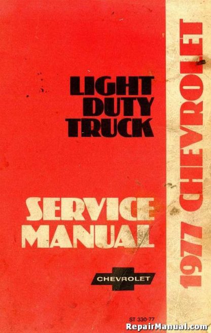 Chevrolet Vega and Monza Shop Manual 1977