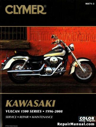 1996-2008 Kawasaki VN1500 Vulcan Repair Manual by Clymer