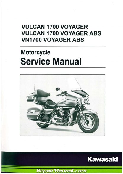 2009-2018 Kawasaki VN1700A B Vulcan Voyager ABS Motorcycle Service Manual