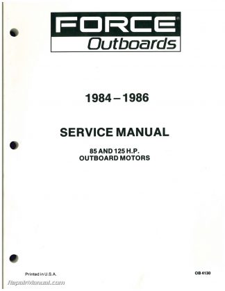 mercury 85 hp outboard repair manual