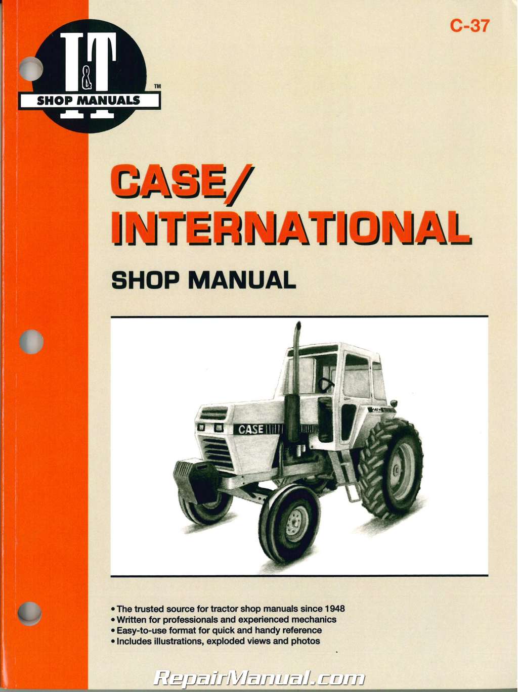 Details about  / Case 2394 2594 Diesel Tractor Service Repair Manual