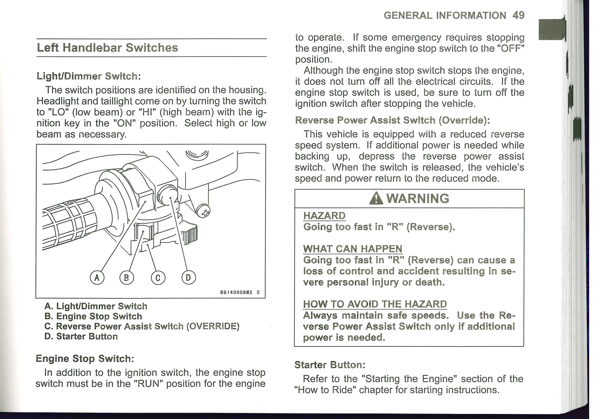 2011 Kawasaki Prairie 360 ATV Owners Manual
