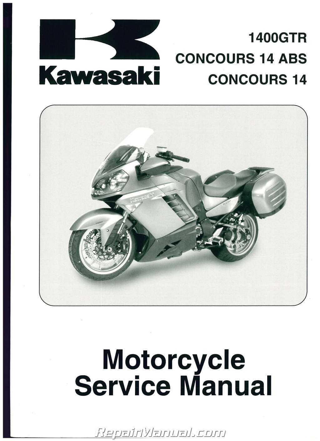 2008-2009 Kawasaki ZG1400A B Concours Non-ABS