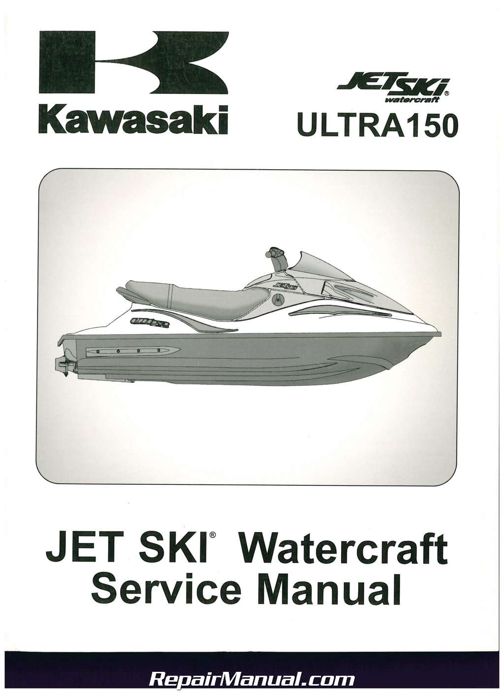2003-2004 600 Denier JH1200-B1 JH1200-B2 Jet Ski Cover fits Kawasaki ULTRA 150 