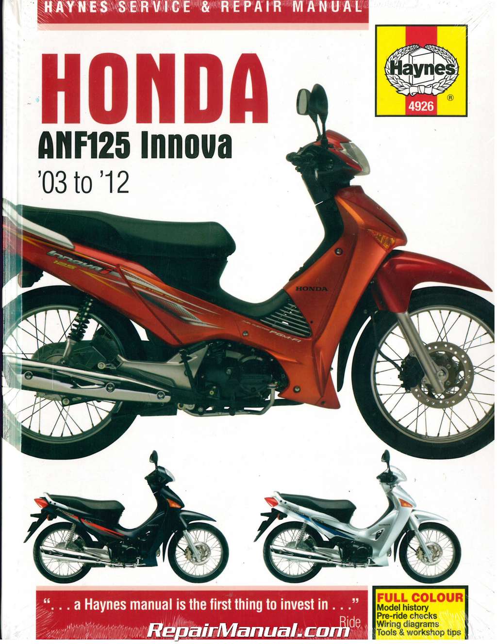 Honda Innova ANF125 ANF 125 Chain Adjuster Adjustment Set