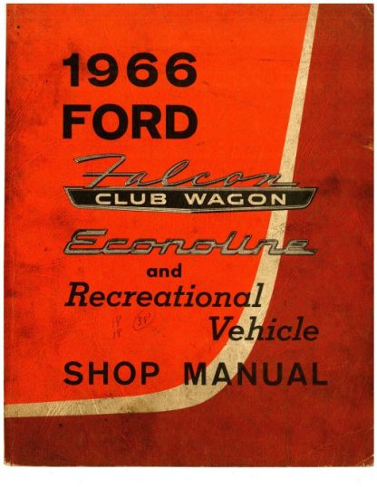 Ford Falcon Club Wagon Shop Manual 1966 Used