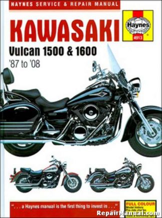 1987-2008 Kawasaki Vulcan 1500 Vulcan 1600 Motorcycle Repair Manual