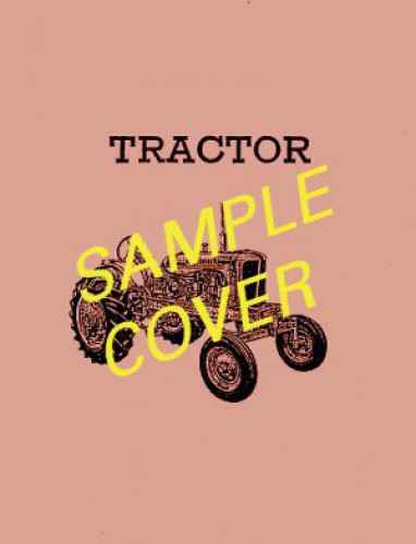 Ford Tractor Flat Rate Manual