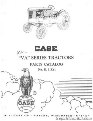 JI Case VA Series Tractors Factory Parts Manual