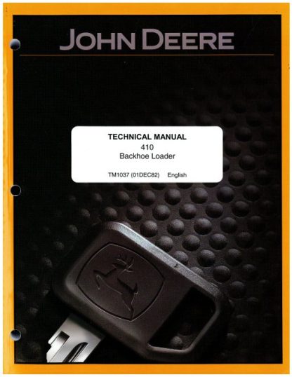 John Deere 410 TLB Factory Service Manual