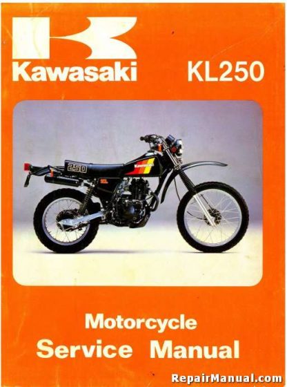 1980-1983 Kawasaki KL250 Motorcycle Service Manual