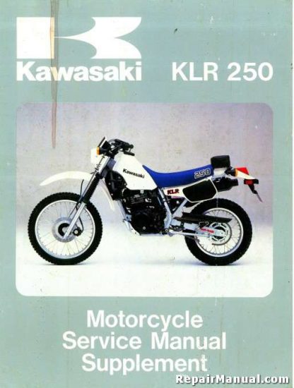 1985 Kawasaki KLR250 Service Manual Supplement
