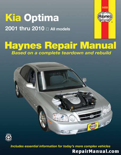 Kia Optima 2001-2010 Haynes Car Repair Manual