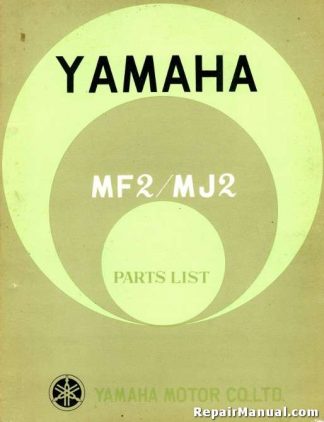 Official 1965 Yamaha MF2 and MJ2 Motorcycle Factory Parts Manual