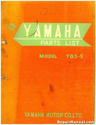 Official 1968 Yamaha YG5S 80cc Factory Parts Manual