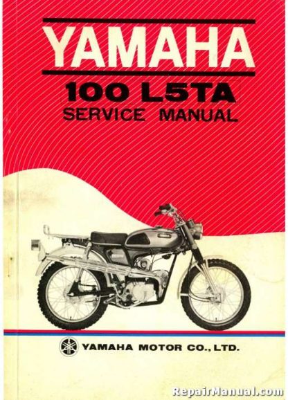 Official 1970 Yamaha L5TA Trailmaster 100 Factory Service Manual