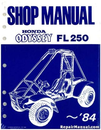Official 1977-1984 FL250 Honda Odyssey Factory Service Manual